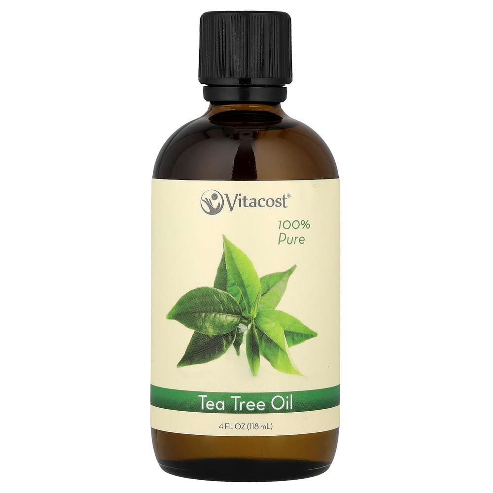 Vitacost, 100% чистое масло чайного дерева, 118 мл (4 жидк. унции)