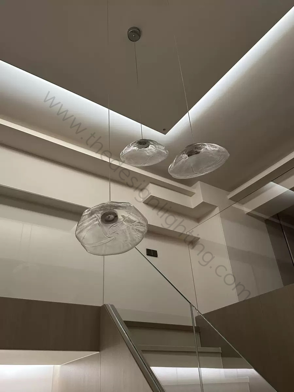 Pendant design lamp 73 by Bocci (Clear)