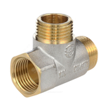Тройник латунь никель Ду 15 (1/2") ВР/НР/НР Aquasfera 9035-01