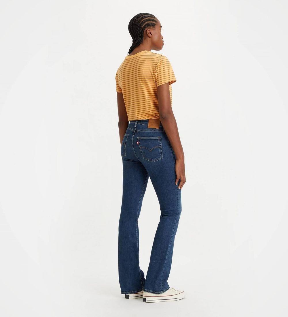 Джинсы женские LEVI'S 725 HIGH RISE BOOTCUT BLUE WAVE DARK