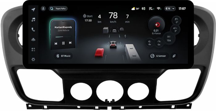 Магнитола для Renault Master 2010-2019 (рамка большая) - Teyes CC4PRO монитор 12.3" 2K QLED + рамка 10, Android 13, Быстрейшая, Snapdragon 778G, ИИ, CarPlay, DSP, 4G SIM-слот