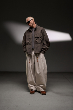 Брюки Blue Monte Pleated Casual Pants "Yunfeng White"