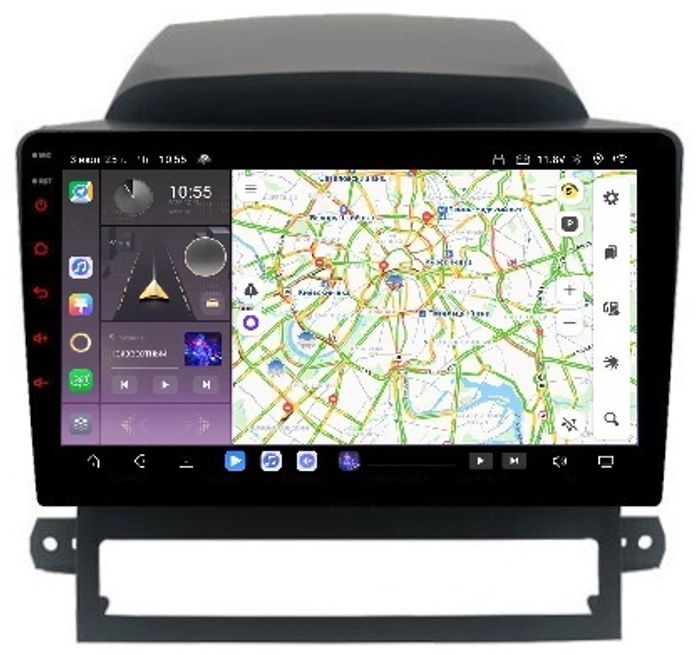 Магнитола для Chevrolet Captiva 2006-2011 - Kuberg OL-9290 QLed, Android 13, Быстрейшая, CarPlay, SIM-слот