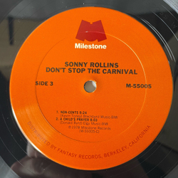 Винтажная виниловая пластинка LP Sonny Rollins, Don't Stop The Carnival (США 1978)