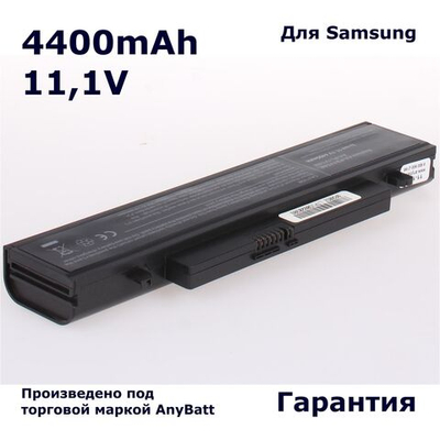 Аккумулятор AnyBatt 4400mAh, для X520 N210 X420 Q330 NB30 N220 Plus NP-N210 NP-X420 NP-N220 NP-X460 X418 NP-X360 NP-NB30 Q330-JS01