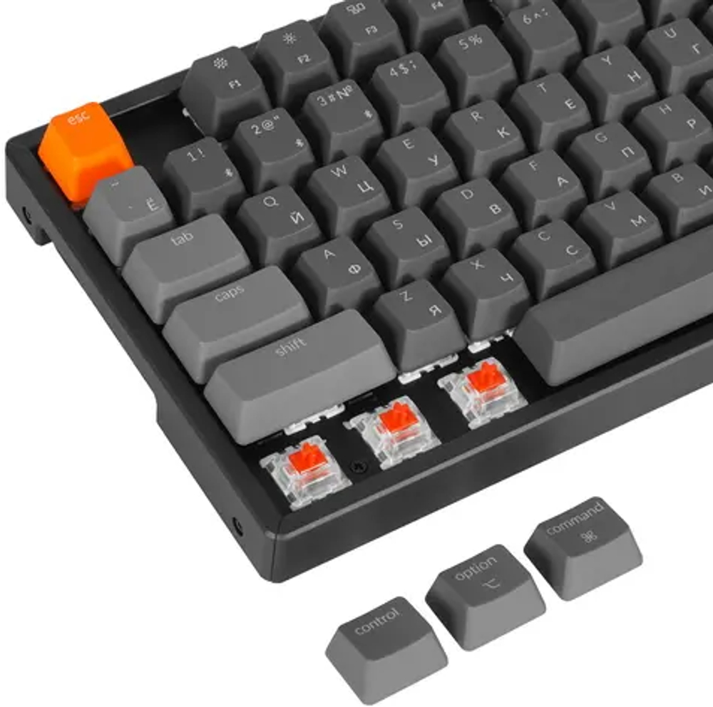 Клавиатура Keychron K8 (Red Switch) Wireless RGB Black (K8J1)