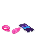 Сенсорный вибромассажер для пар We-Vibe Chorus Pink (Цвет: Розовый)