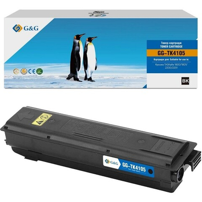 Тонер-картридж G&G, аналог Kyocera TK-4105 для TASKalfa 1800/1801/2200/2201 (15K)
