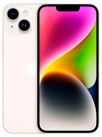 Смартфон Apple iPhone 14 Plus 128 ГБ nano SIM + eSIM, Starlight