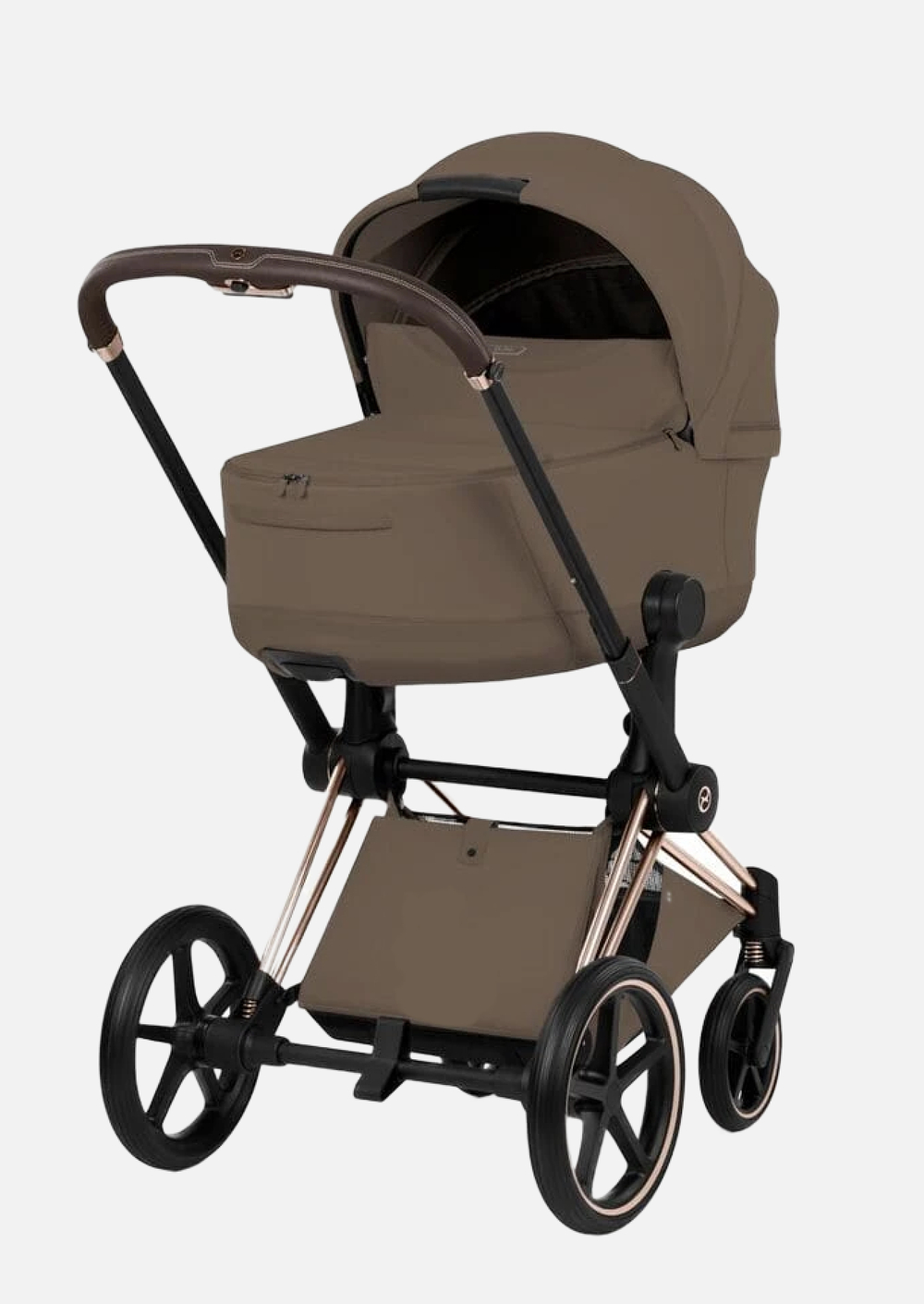 Коляска Cybex Priam V Style Rosegold 2 в 1 Coconut Brown