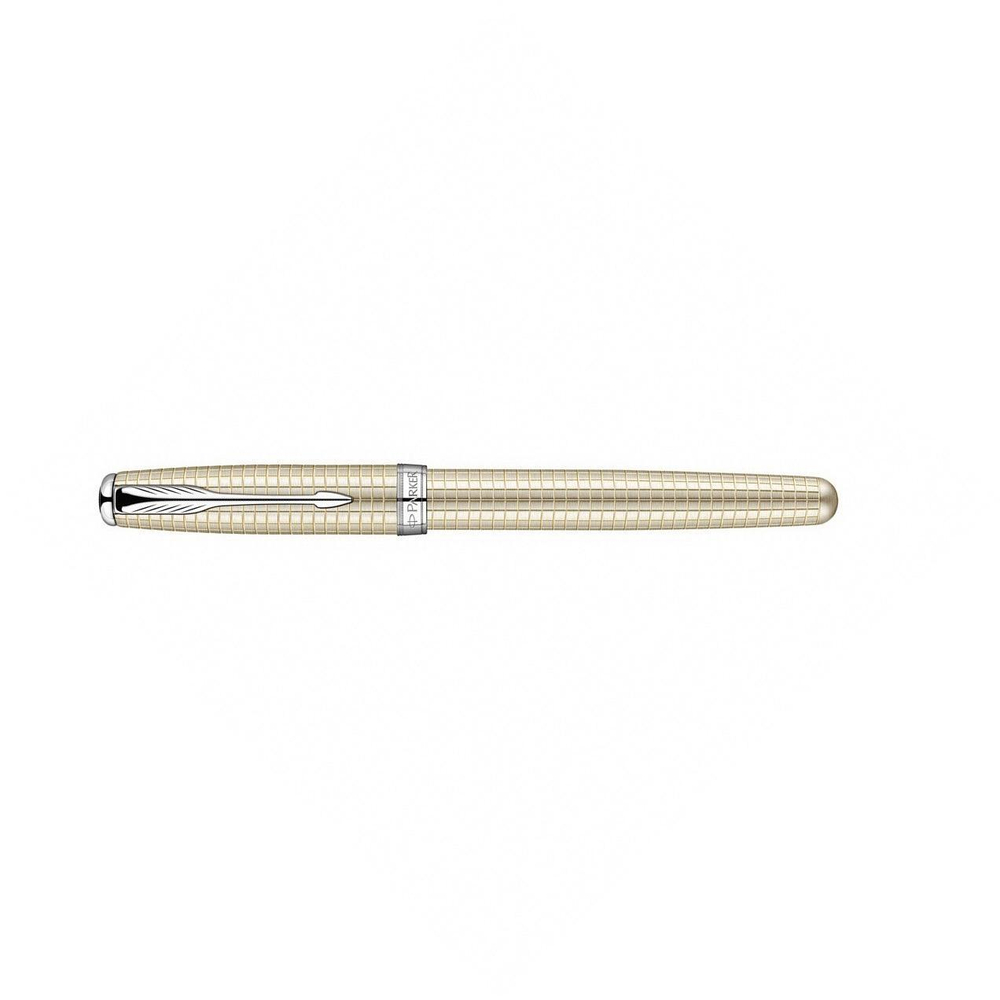 Перьевая ручка Parker Sonnet Cisele Decal F535 Silver CT