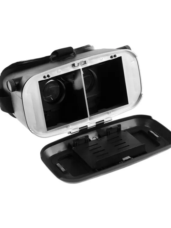 3D Очки виртуальной реальности LuazON, смартфоны до 6.5" (75х160мм), чёрные