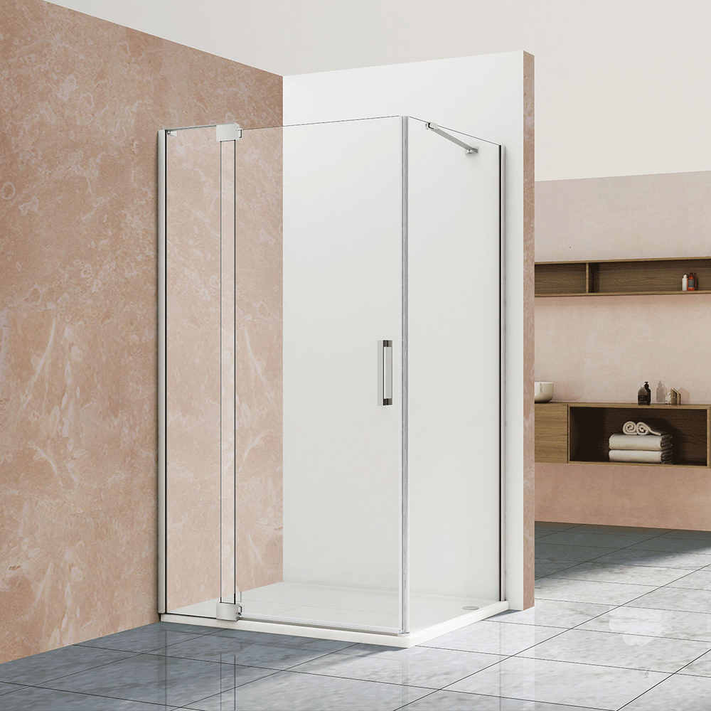 Душевой уголок Vincea Экстра (Extra) VSR-1E101180CL, 1000/1100*800, хром, стекло прозрачное