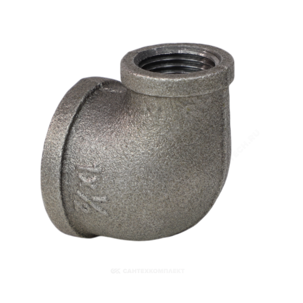 Угольник переходной чугун Ду 25х20 (1"х3/4") ВР/ВР Fittex PLUS
