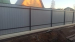 Забор из профнастила