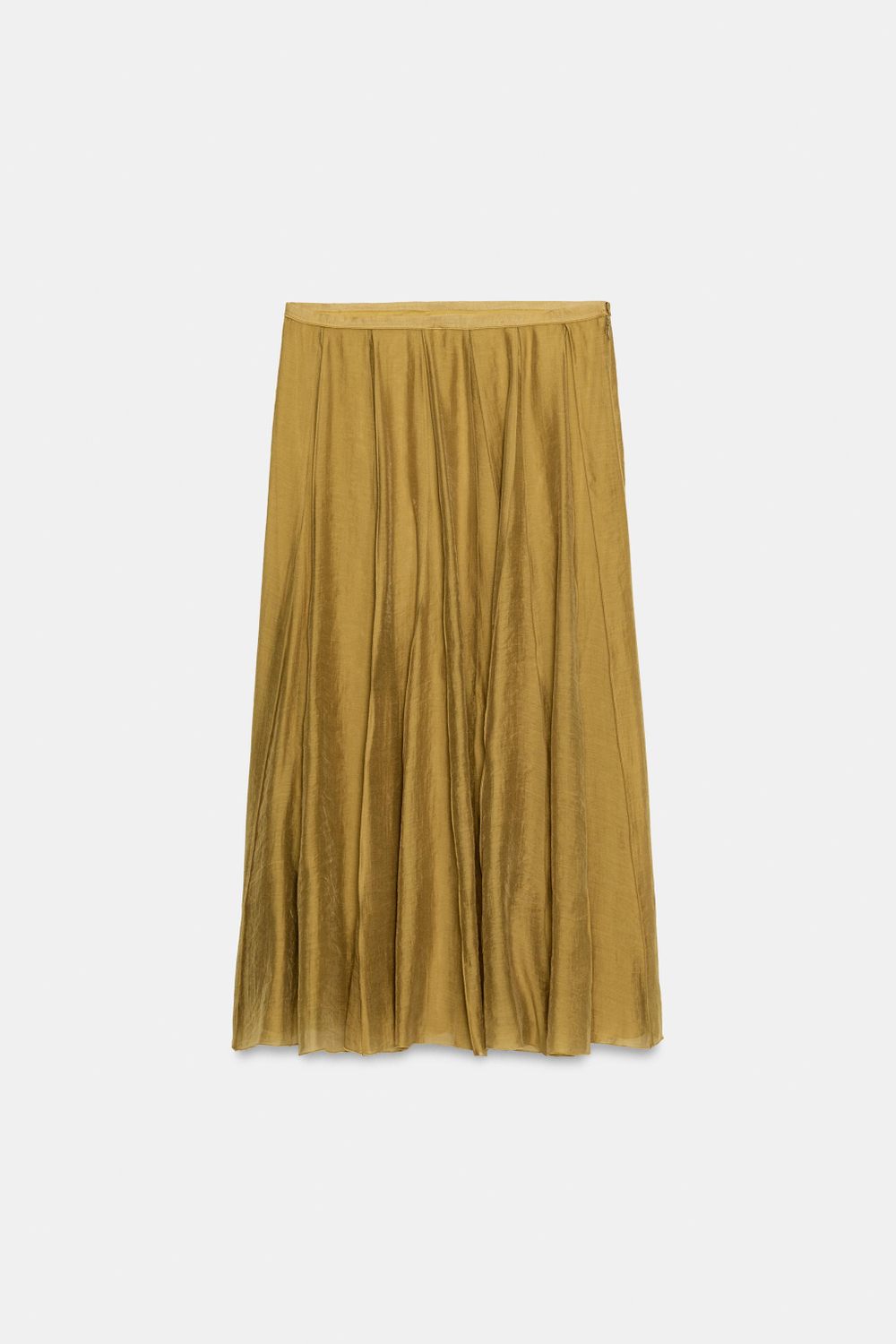 КОМБИНИРОВАННАЯ СТРУЯЩАЯСЯ ЮБКА — ZW COLLECTION — ZARA