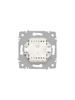 Переключатель 1-кл. СП Accent 6-103-09 10А IP20 250В AL/CU титан Intro Б0063451
