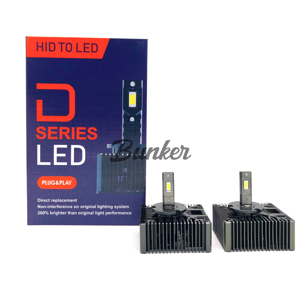 Светодиодные автомобильные LED лампы HID TO LED D5S 6000К 12V