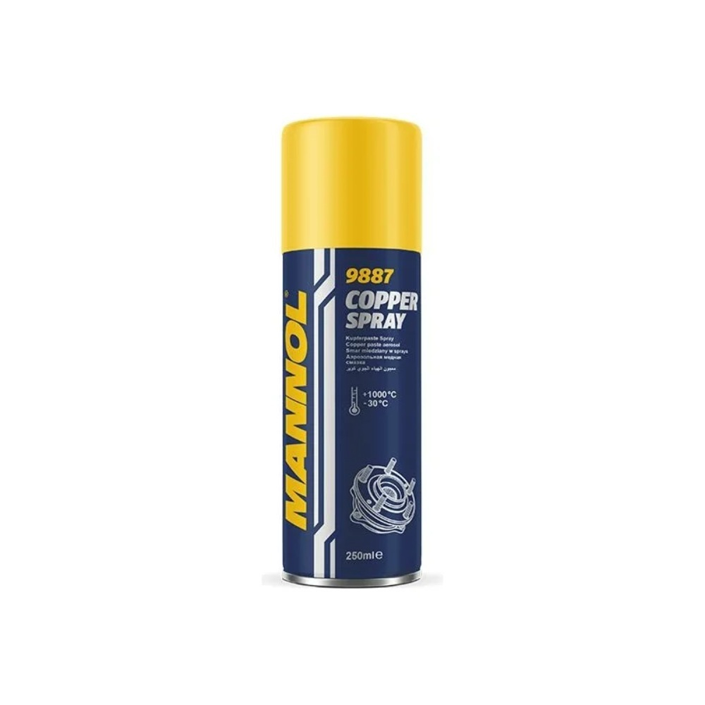 Медная смазка аэрозоль MANNOL COPPER SPRAY 250мл