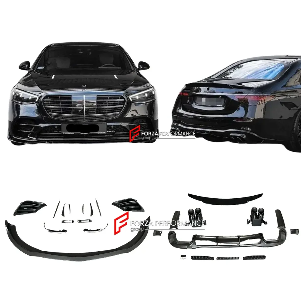 Обвес для Mercedes Benz S Class W223 2021+ с пакетом AMG АМГ Мерседес Бенц S класс