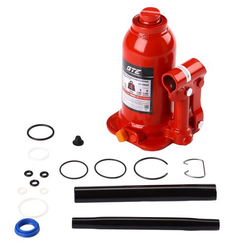 GTE (GTE-TH80402) Домкрат бутылочный 4т 170-410мм 2-х штоковый