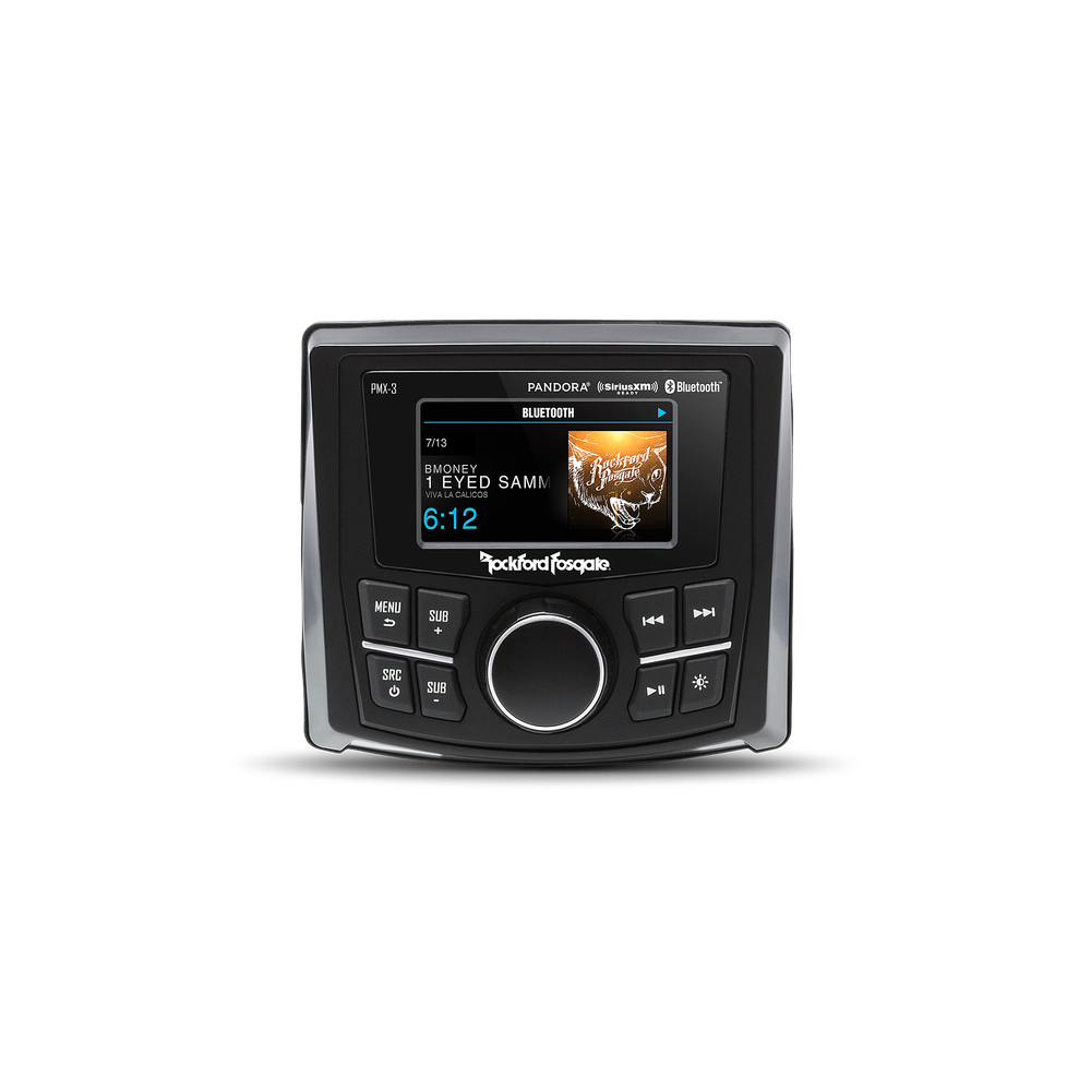 Влагозащищенная морская магнитола Rockford Fosgate PMX-3