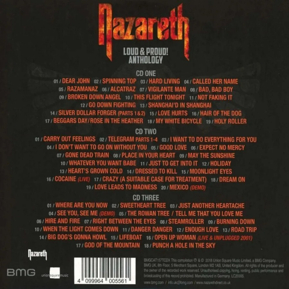 Nazareth / Loud & Proud! Anthology (Deluxe Edition)(3CD)