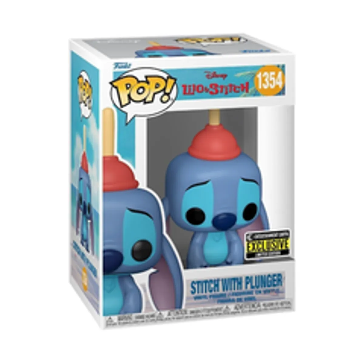 Funko POP! Disney. Lilo & Stitch: Stitch with Plunger (Exc) (1354)