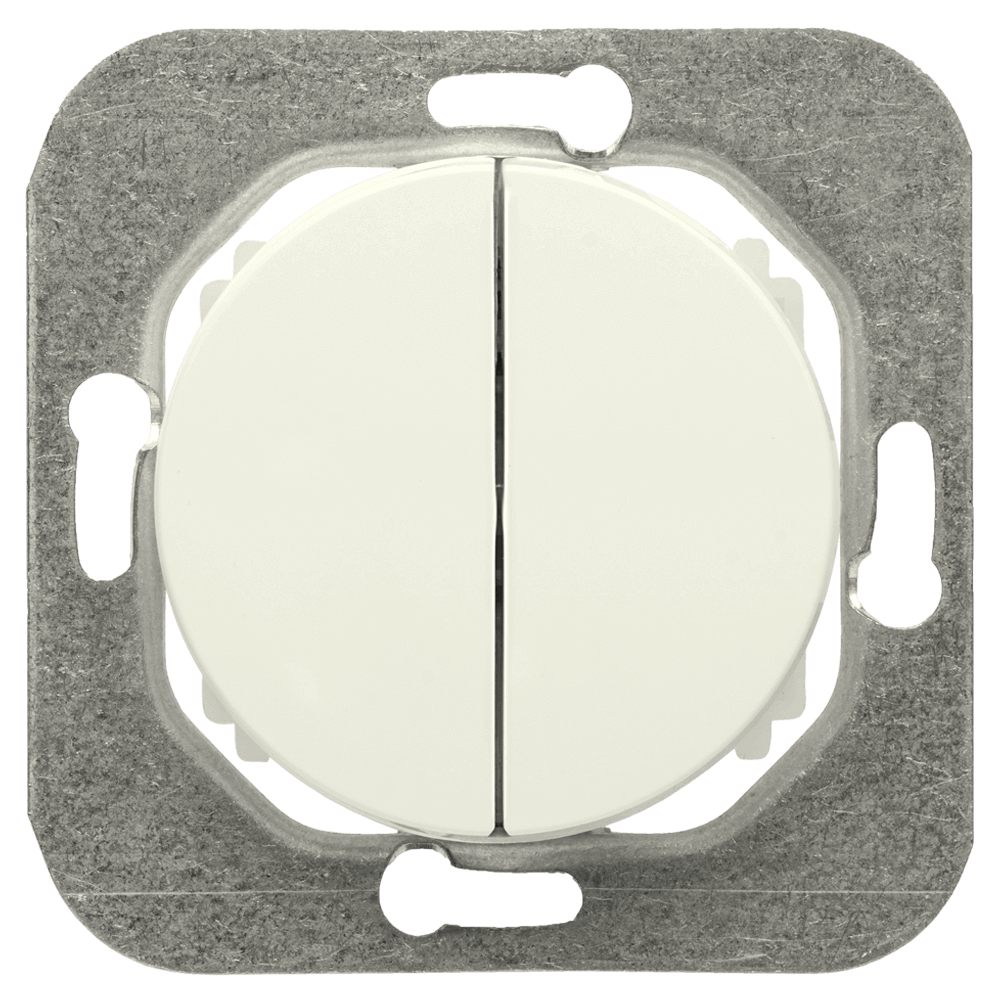 Выключатель двухклавишный С5 10-3302 бежевый, Прованс, Bylectrica С5 10-3302 / 2 группы света