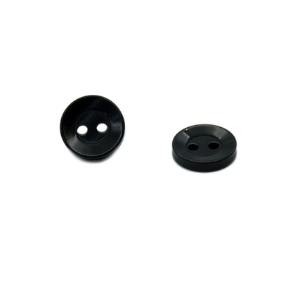 Пуговицы 2 прокола 18L=11 мм, (black (черный)), CB-M-10, 144 шт