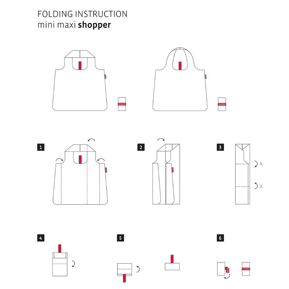 Сумка складная mini maxi shopper oh la la