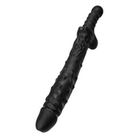 Черный фаллоимитатор Вразумитель с подкачкой 58см Unilatex REF-5002