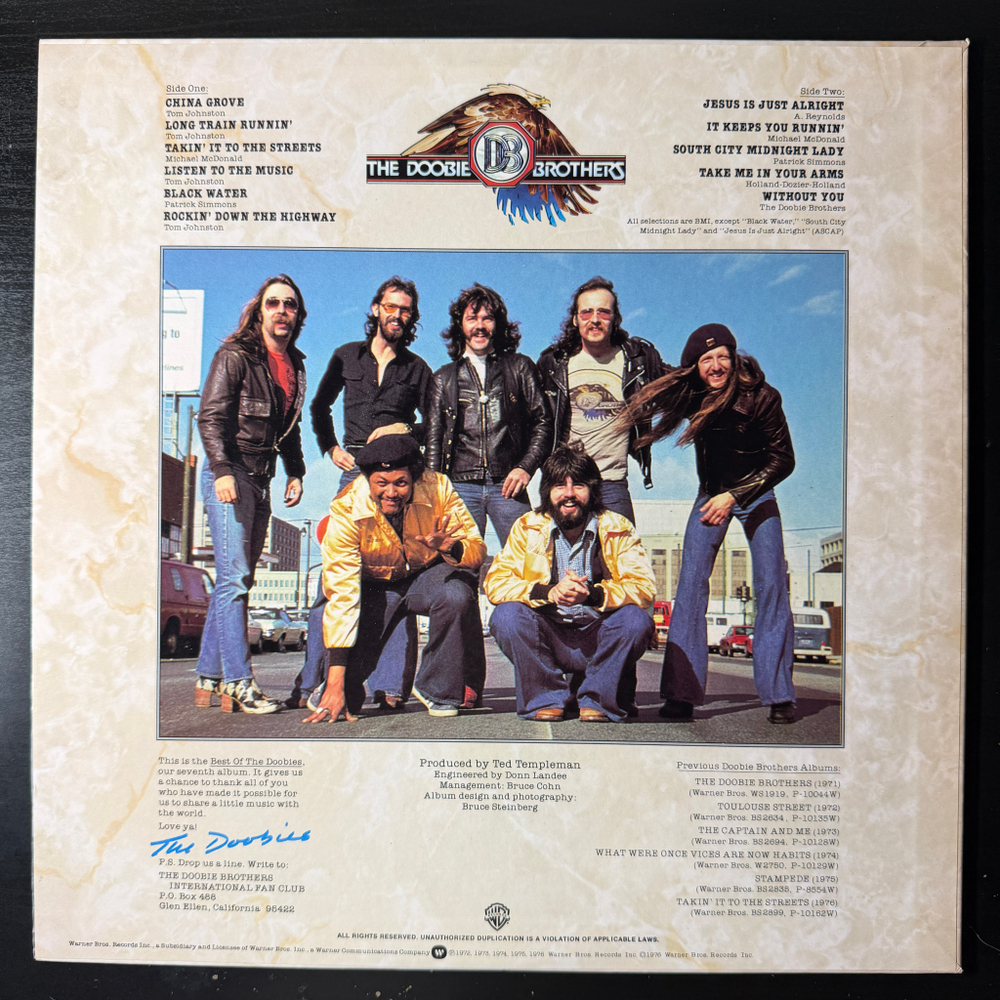 The Doobie Brothers ‎– Best Of The Doobies (Япония 1976г.)