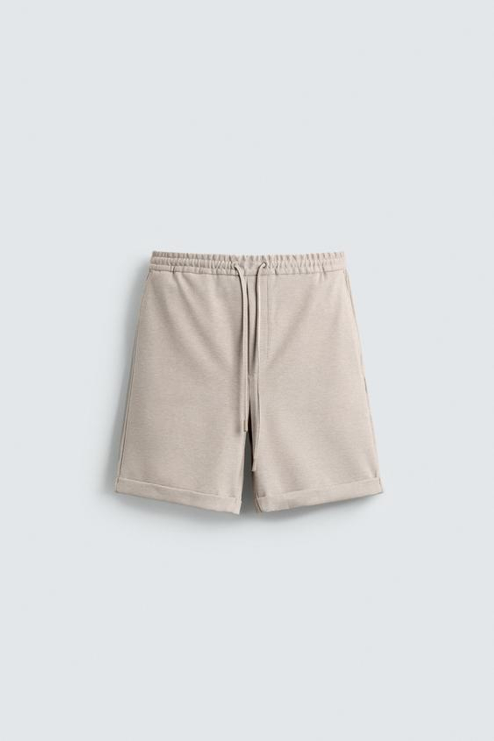 ZARA ШОРТЫ REGULAR FIT COMFORT, СВЕТЛЫЙ РЫЖЕВАТО-КОРИЧНЕВЫЙ