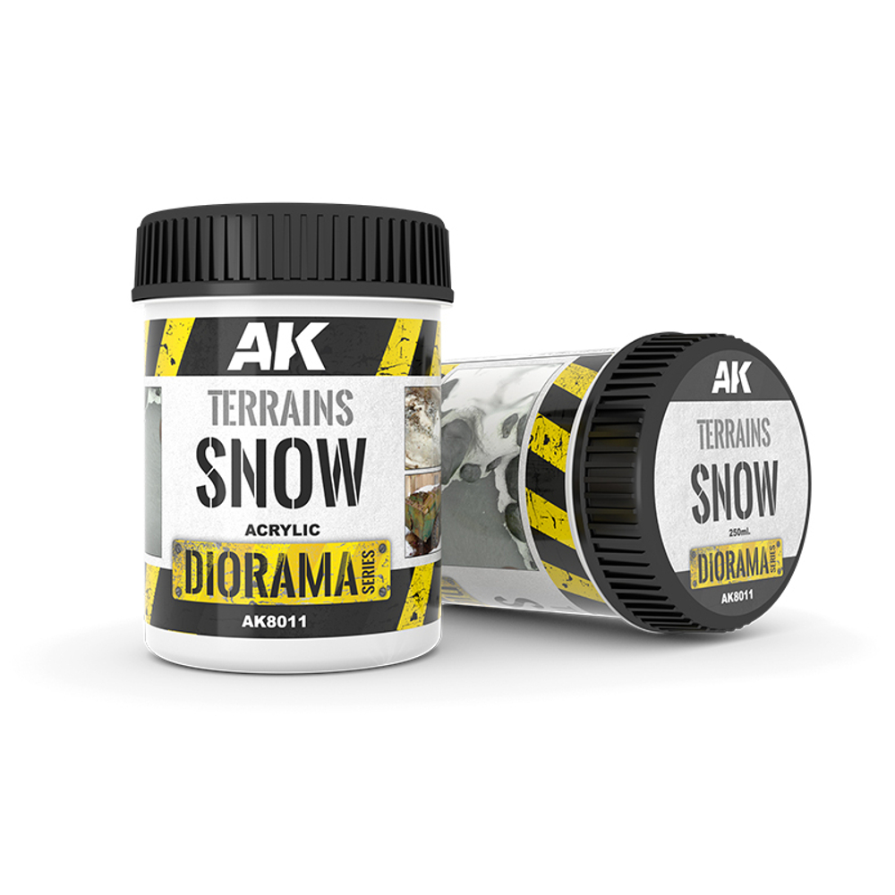 Паста для моделирования AK Interactive Terrains Snow 250ml