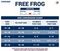 Ласты Cressi Free Frog черно-красные