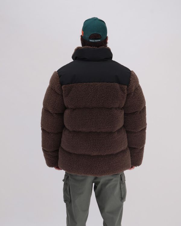 Пуховик Downjacket Sherpa Коричневая - фото 2