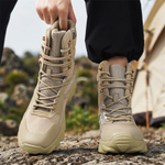 CHENGSHILUOTUO Thermal Cushioning Abrasion Resistant Slip Resistant 15cm Combat Boots