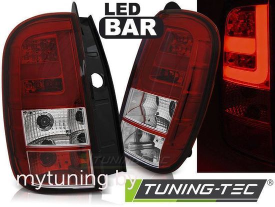 Задние фонари LED BAR RED WHITE для Dacia Duster