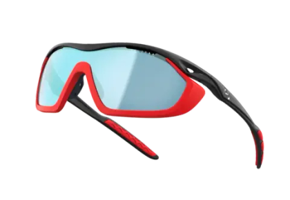Спортивные очки 720armour Analog Pro / Matte Dark Grey / Matte Carmine Gasket / Smoke Full Blue White Lens