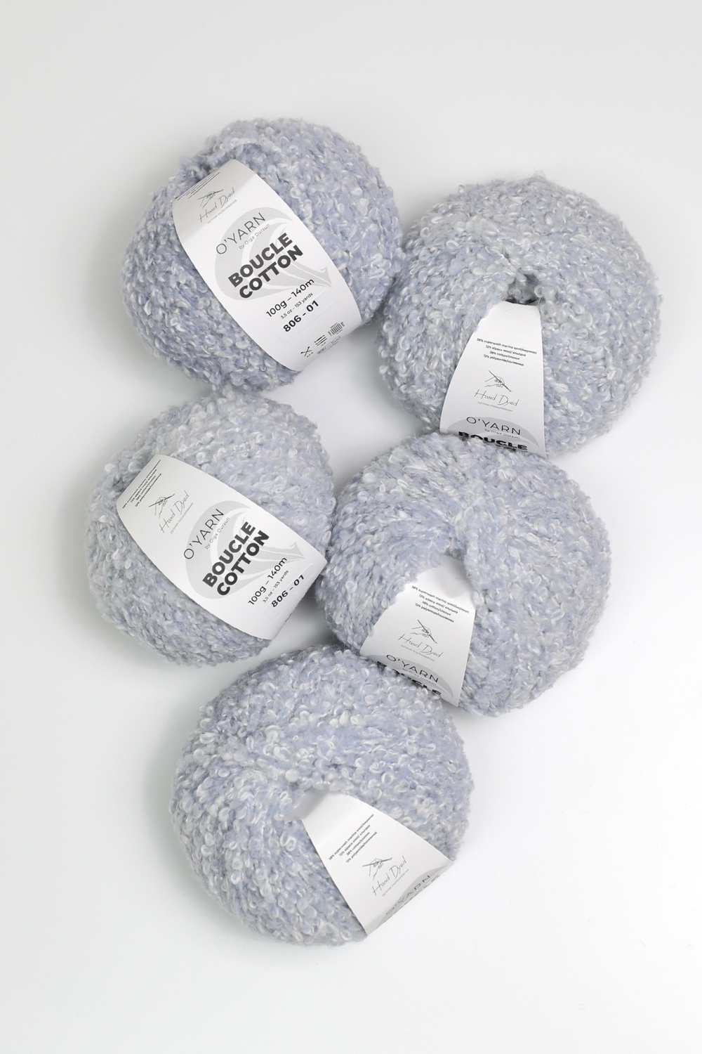 Пряжа O'Yarn BOUCLE COTTON, 100г