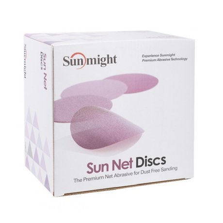 Шлифовальные круги 50 шт Sunmight SUN NET X313T 150 мм на липучке сетка P 80 82206-50
