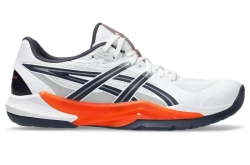 Мужские кроссовки для сквоша/бадминтона Asics Powerbreak FF - white/nova orange