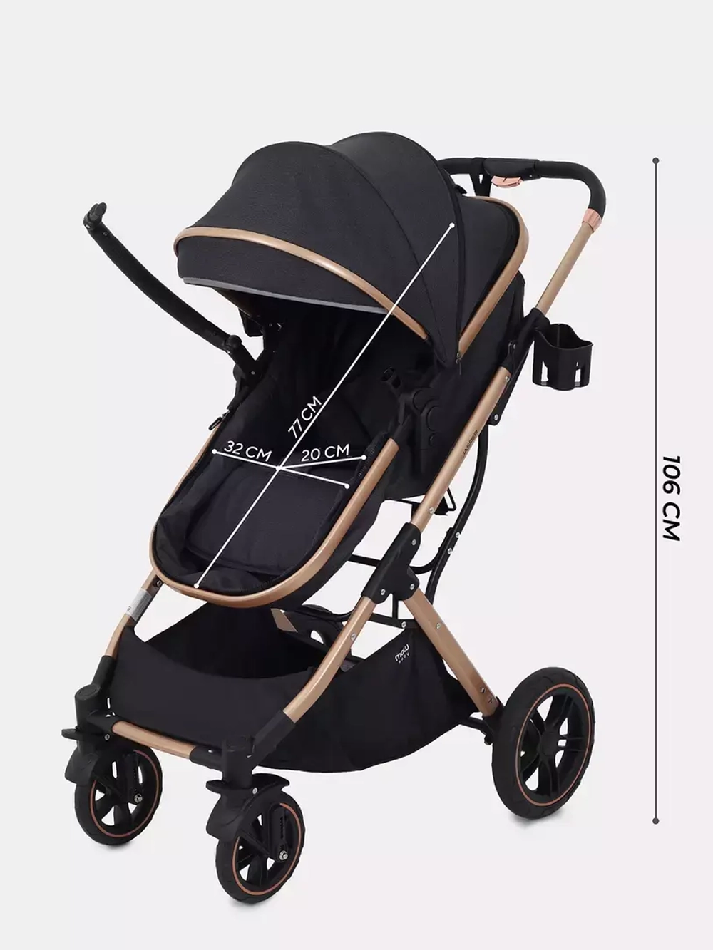 Коляска детская MOWBaby "JASPER" (3в1) MB022