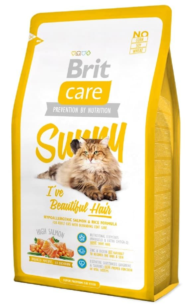 Brit Care 2кг Cat Sunny Beautiful Hair сухой д/кошек (уход за кожей, шерстью) Brit Care 2кг Cat Sunny Beautiful Hair сухой д/кошек (уход за кожей, шерстью)