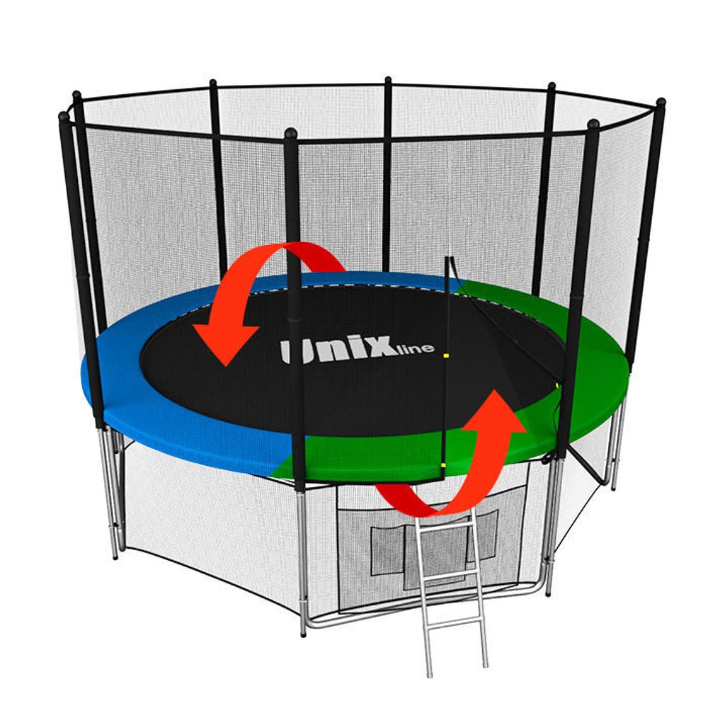 Батут UNIX line Classic 14 ft (outside)