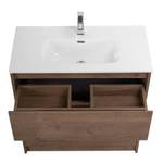 Тумба напольная с раковиной BelBagno KRAFT39-800/390-2C-PIA-RT