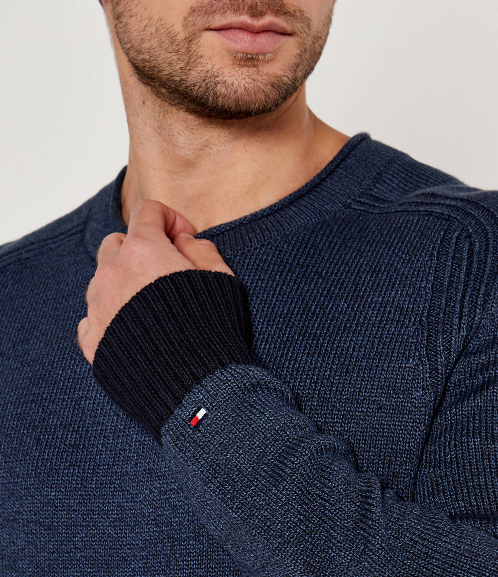 Свитер Tommy Hilfiger - темно-синий(MW0MW36523)