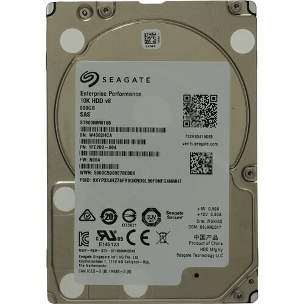 Жесткий диск Seagate 2,5" 900GB SAS 10K 6Gb Storwize V7000 ST900MM0168