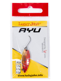 Блесна колеб. Lucky John TR AYU длин.31мм/03.5г 034